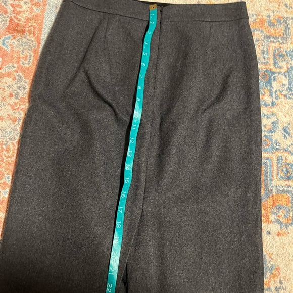 Jcrew No. 2 wool pencil skirt grey - Picture 5 of 6
